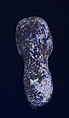 Fossilized sea sponge head of a figure, Fossilized sea sponge, Cycladic