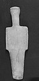Marble female figure, Marble, Cycladic