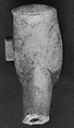 Marble head of a figure, Marble, Cycladic