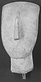 Marble head of a figure, Marble, Cycladic