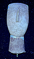 Marble head of a figure, Marble, Cycladic