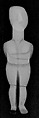 Marble female figure, Marble, Cycladic
