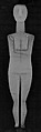 Marble female figure, Marble, Cycladic