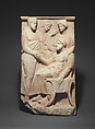 Marble stele (grave marker) of a man, Marble, Greek, Attic