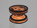 Terracotta stand, Signed by Ergotimos as potter, Terracotta, Greek, Attic