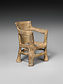 Throne and figure, Terracotta