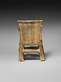 Throne and figure, Terracotta