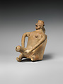 Throne and figure, Terracotta