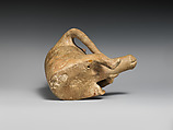 Throne and figure, Terracotta