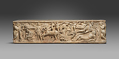 Marble sarcophagus with the myth of Endymion, Marble, Roman