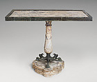 Marble and bronze table, Marble and bronze, Roman