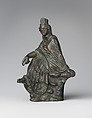 Bronze statuette of Tyche (Good Fortune), Bronze, Roman