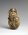Bronze bust of a Silenus, Bronze, Roman