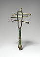 Bronze sistrum (rattle), Bronze, Roman