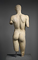 Marble statue of the so-called Stephanos Athlete, Marble, Roman