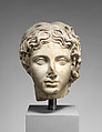 Marble head of a youth, Marble, Pentelic ?, Roman