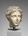 Marble head of a youth, Marble, Pentelic ?, Roman