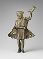 Bronze statuette of a Lar, Bronze, Roman