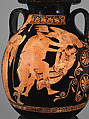 Terracotta pelike (jar), Attributed to Polygnotos, Terracotta, Greek, Attic