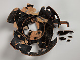 Kylix, Signed by Kachrylion as potter, Terracotta, Greek, Attic