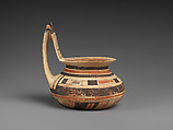 Jug, Terracotta, Italic-Native, South Italian (Daunian)