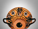 Terracotta kylix: eye-cup (drinking cup) | Greek, Attic | Archaic | The ...