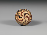 Terracotta aryballos (perfume vase), Attributed to the Duel Painter, Terracotta, Greek, Corinthian