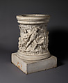 Puteal (wellhead) with Narcissus and Echo, and Hylas and the Nymphs, Marble, Roman