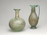 Glass flask, Glass, Roman