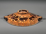 Terracotta lekane (bowl), Terracotta, Greek, Boeotian