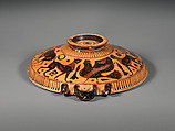 Terracotta lekane (bowl), Terracotta, Greek, Boeotian