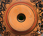 Terracotta kylix (drinking cup), Attributed to the Group of Rhodes 12264, Terracotta, Greek, Attic