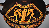 Terracotta hydria: kalpis (water jar), Recalls the Dikaios Painter, Terracotta, Greek, Attic