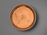 Terracotta lid of a lekanis (lidded bowl), Terracotta, Greek, Chalcidian