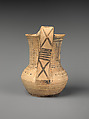 Terracotta tankard, Terracotta, Greek, Attic