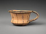 Terracotta cup, Terracotta, Greek, Attic