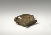 Bronze saucer-shaped lamp, Bronze, Cypriot