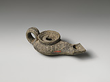 Terracotta oil lamp, Terracotta, Greek, Cypriot