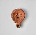 Terracotta oil lamp, Terracotta, Roman, Cypriot