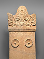 Upper part of the marble stele (grave marker) of Kallidemos, Marble, Greek, Attic