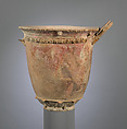Body of a terracotta vase, Terracotta, Greek, Sicilian, Centuripe