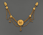 Gold necklace, Gold, Greek, South Italian, Tarentine