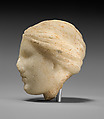 Marble head of Aphrodite?, Marble, Greek