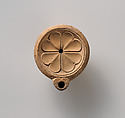 Terracotta oil lamp, Terracotta, Roman
