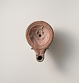 Terracotta oil lamp, Terracotta, Roman, Cypriot