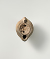 Terracotta oil lamp, Terracotta, Roman, Cypriot
