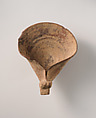 Terracotta ladle-saucer or shovel, Terracotta, Cypriot