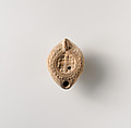 Terracotta oil lamp, Terracotta, Roman, Cypriot