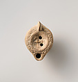 Terracotta oil lamp, Terracotta, Roman, Cypriot