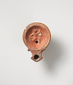 Terracotta oil lamp, Terracotta, Roman, Cypriot